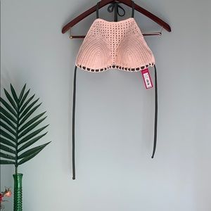 NWT Macramé Bathing Suit Top